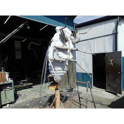 昆虫【ビックサイズ ミンミンゼミ（蝉）】（特大フィギュア） ※この