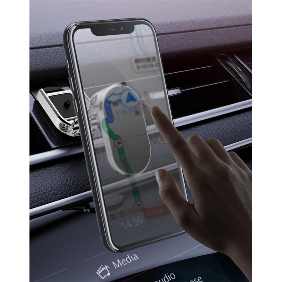 スマホホルダー 車 車載 スマホスタンド マグネット 吸盤 強力吸着 携帯ホルダー 角度調節 360度回転  伸縮  アーム 片手操作 iPhone  Android 全機種対応 便利｜dream-fashion｜10