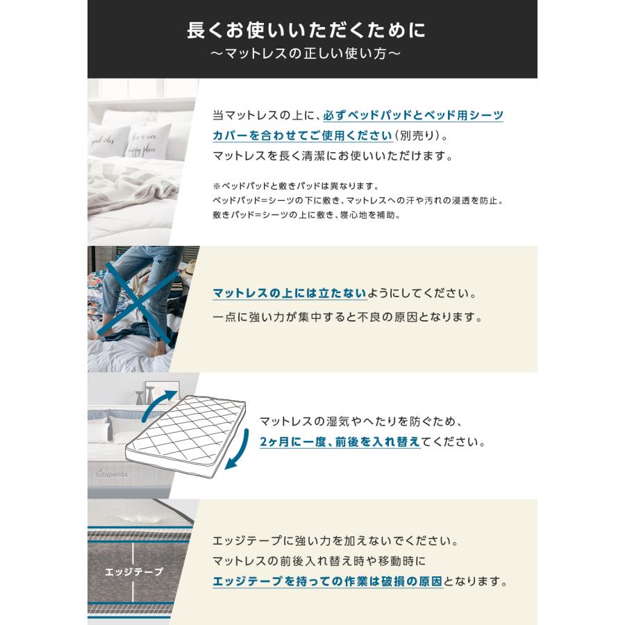 腰痛対策ベッドマットレス やや硬め好きのためのマットレス 高反発