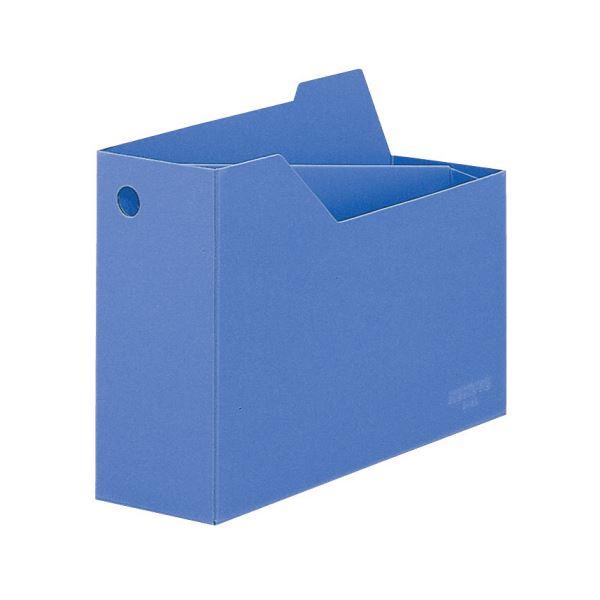 【楽ギフ_包装】 ファイルボックス コクヨ A4ヨコ背幅107mm 1セット（10冊） フ-455NB 青 ボックスファイル