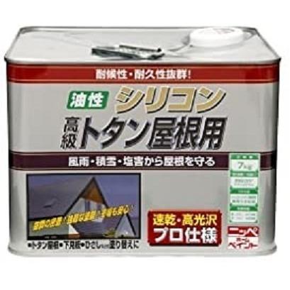 ニッペホームプロダクツ 油性シリコントタン屋根用 7L チョコレート 