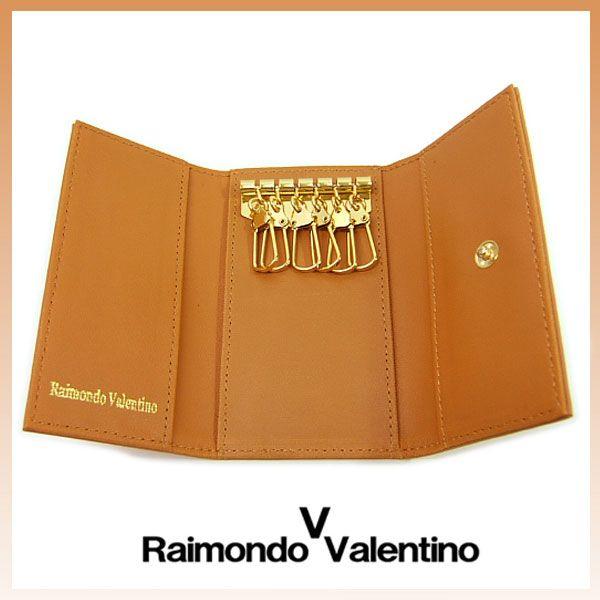❣️【最終値下げ】ハンドメイド　6連キーケース　茶系 RaimondoValentino☆6連キーケース 茶 上品なキャメルカラー