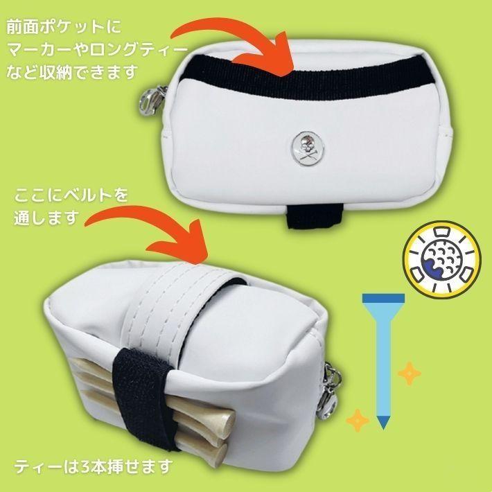 ゴルフ ボール ティー ホルダー ティーケース かわいい 収納 ボール