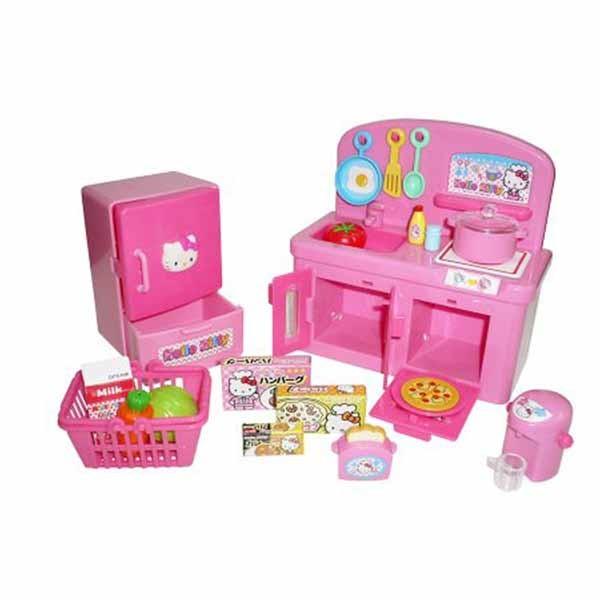キティちゃん おもちゃ 3歳 4歳 キッチンセット キッチン用品おままごとセット コンロでお料理 優先配送 知育玩具 冷蔵庫や鍋