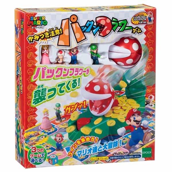 プレゼント スーパーマリオ おもちゃ パックンフラワーゲーム パックン
