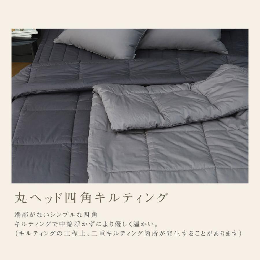 イブル 掛け布団 180×220 ダブル SIGNATUREシリーズ 韓国 生地 布団