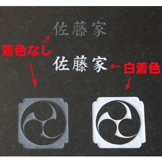 オーダー品「香炉に1文字」 香炉に名前を刻めます！ 当店の香炉をご購入時に一緒にお申し込み