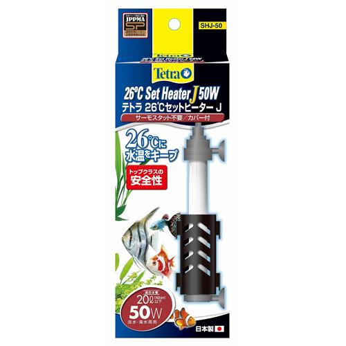 Tetra 26℃ Set Heater 50W SHJ-50 ×8本セット!! Tetra（テトラ） 26℃セットヒーターJ 50W : アクアリウム ドリーム
