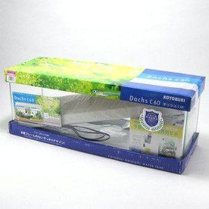 コトブキ kotobuki ガラス水槽 60cm ダックス C60 5点セット フレームレス 曲げガラス コトブキ工芸 コトブキ ダックスC60クリア 5点セット : アクアリウム