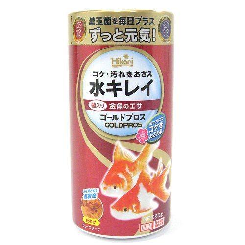 【送料無料】 ひかりフレーク ゴールドプロス 50g【金魚のえさ・ゴールドプロス】　同梱・代引・日時指定不可｜dream-theater