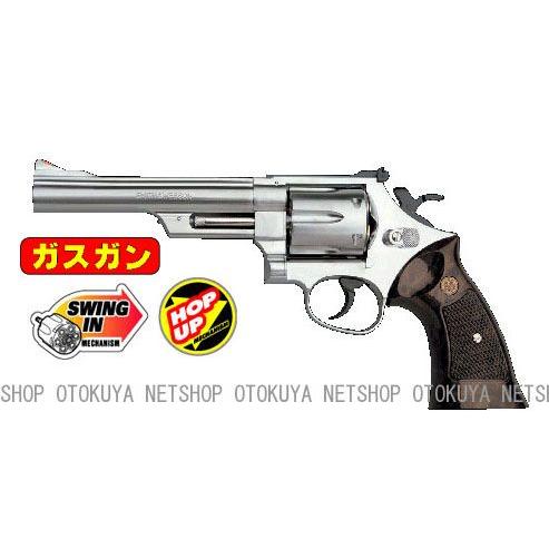 ガスガン リボルバー S&W M629 44マグナム 6インチ ステンレスタイプ HOPUP （No.5）｜dream-up