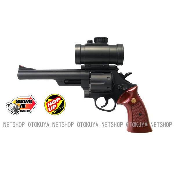 エアガン S&W M29 44マグナム 6インチ ドットサイト付 HOPUP （No.2） | クラウンモデル