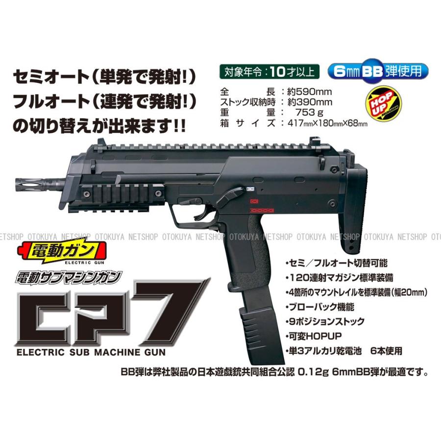 クラウンモデル □フルセット□ 電動ガン サブマシンガン CP7 クラウンモデル □フルセット□ 電動ガン サブマシンガン CP7