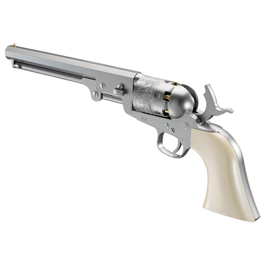 TOKYO MARUI（東京マルイ） エアーリボルバーPRO M1851 NAVY シルバー