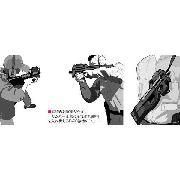 PROJECT 90 モデルガン ブラック トイテック P90 (プロジェクト90) ビンテージ エアガン レビュー