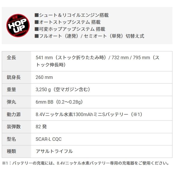 TOKYO MARUI 次世代電動ガン スカーL SCAR-L CQC フラット TOKYO MARUI 次世代電動ガン スカーL SCAR-L CQC フラット