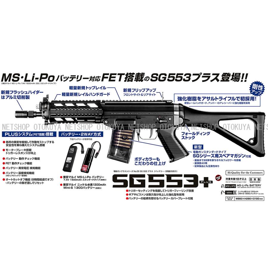 TOKYO MARUI（東京マルイ） スタンダード電動ガンプラス SG553+ プラス