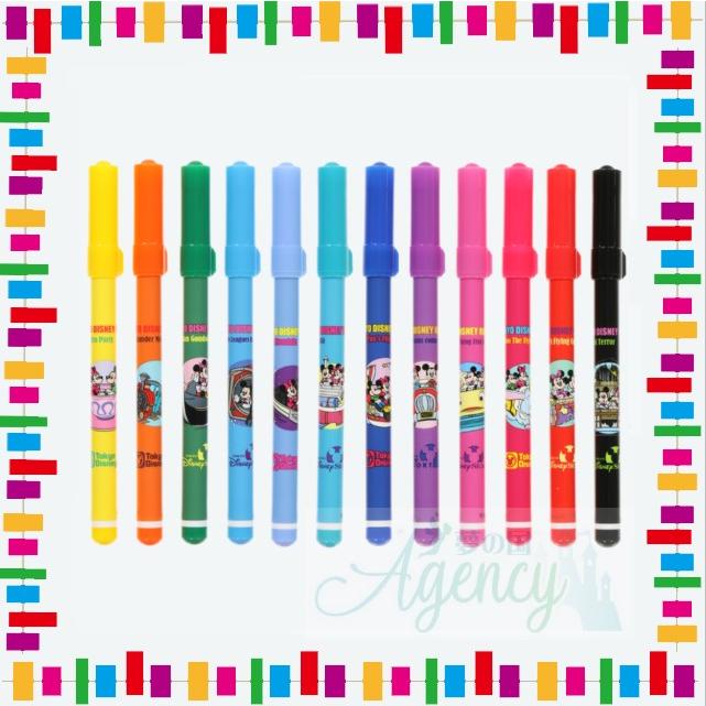 カラーペン 12色set レトロディズニー ディズニーグッズ ディズニーお土産 ディズニーランド ディズニーシー 0713 Dremagency00a 夢の国agency 通販 Yahoo ショッピング