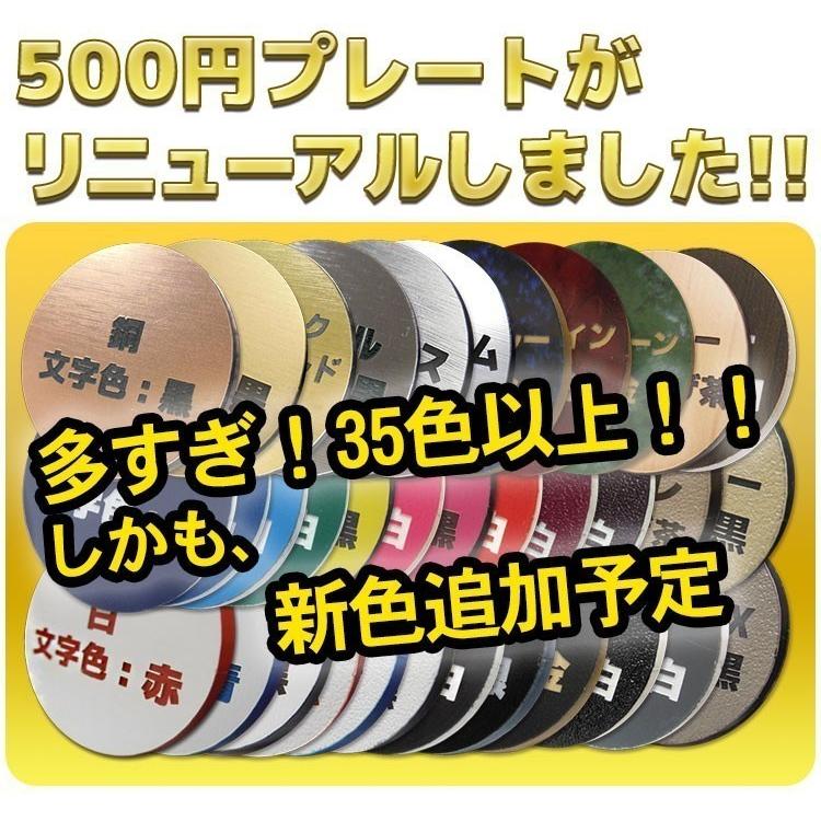 表札 マンション ポスト用 ネームプレート 長方形 中間 125mm 250mm