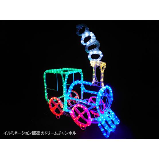 電車　イルミネーション　ＬＥＤ　トレイン　レッド　０１　先頭車両　モチーフライト　汽車