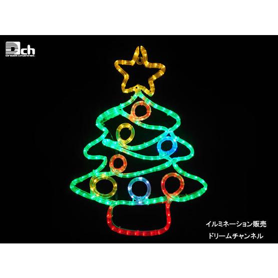 クリスマスイルミネーション イルミネーションツリー ツリー モチーフ 