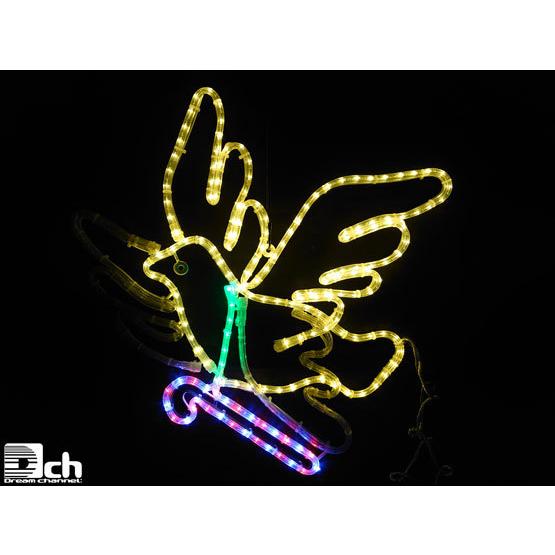 イルミネーション 鳥 鳩 金の鳥 バード スティック モチーフ ライト