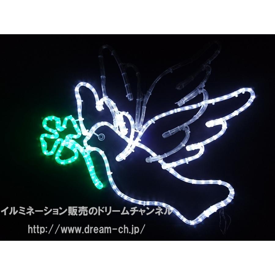 イルミネーション 四つ葉 クローバー 鳩 鳥 バード モチーフ ライト