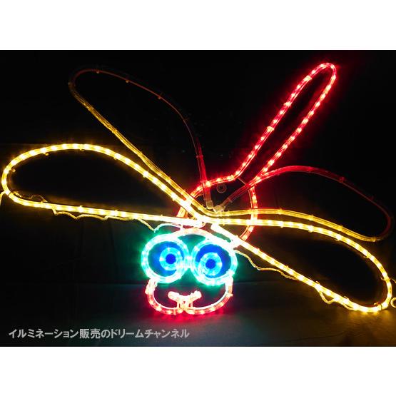 イルミネーション トンボ とんぼ モチーフ ライト 屋外使用可能