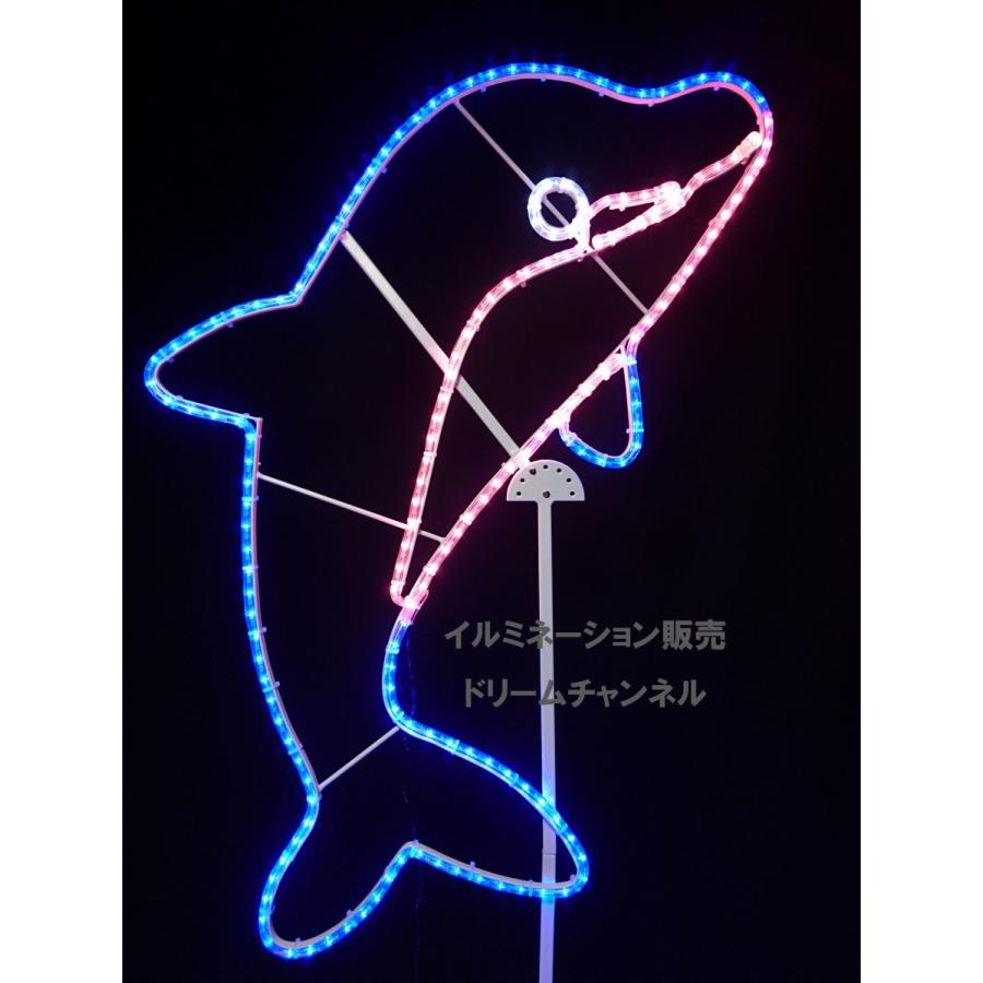 イルミネーション販売のドリームチャンネル イルカ ブルー Dch 021 ドルフィン ジャンプ 動物 モチーフライト ピンクイルカ イルミネーション Dch 021 イルミネーション販売 ドリチャン 通販 Yahoo ショッピング