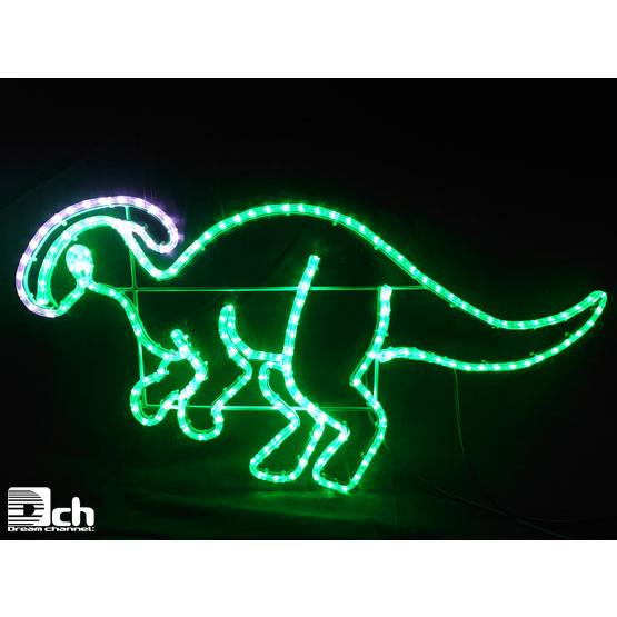 パラサウロロフス 恐竜 イルミネーション モチーフ ライト 屋外使用