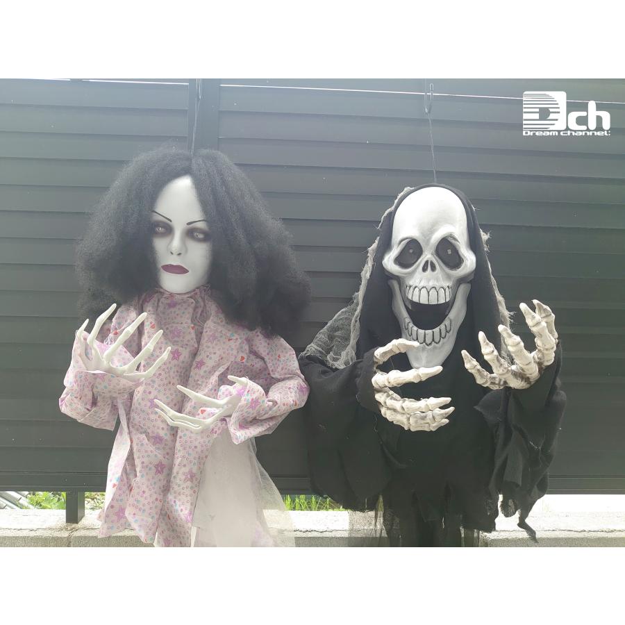 ハロウィン 飾り お化け屋敷 小道具 恐怖人形 びっくり どっきり 恐子さん ハロウィン 飾り お化け屋敷 小道具 グッズ 肝試し 道具 防犯 恐怖人形