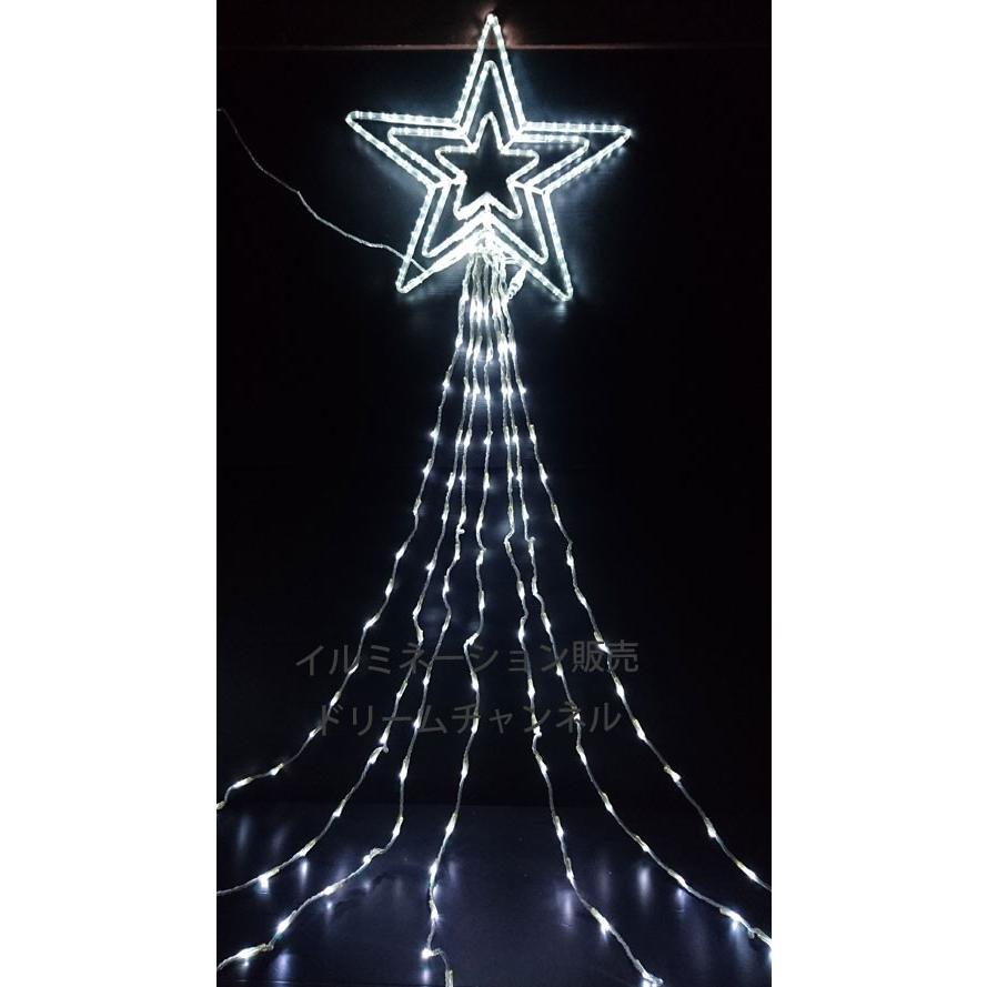 LEDドレープライト トップスター 6m LD6D　中古品 スターのドレープライト6M LEDドレープライト トップスター 6m LD6D