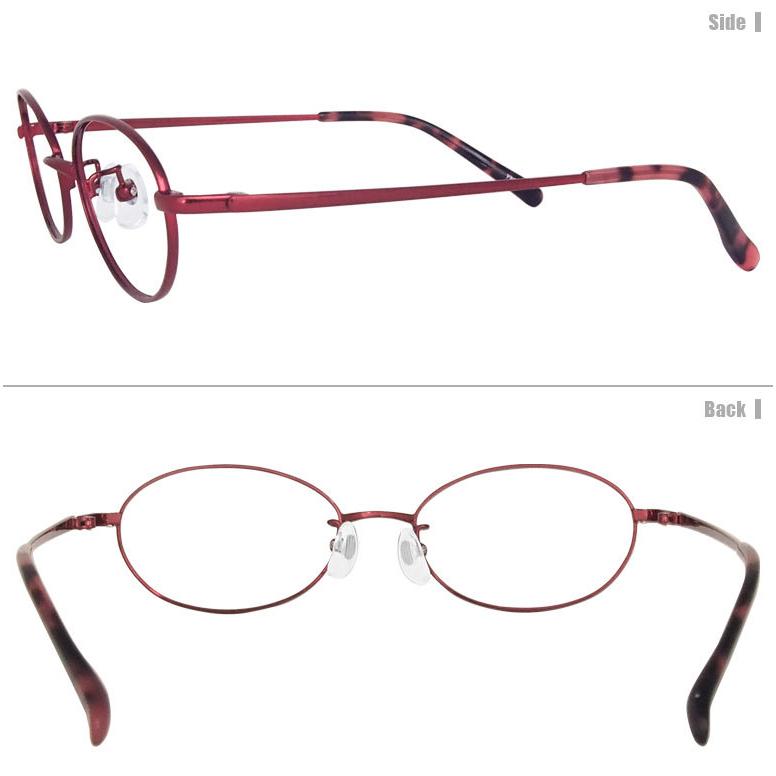 梅ネコメガネ Ym2 C3 メタルフレーム 薄型レンズ メガネ拭き ケース付き 当社の