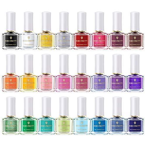 人気ショップが最安値挑戦 Born Pretty ネイルスタンプ専用マニキュア 全24色 スタンピング ネイル 6ml スタンプ ネイル ポリッシュ ネイルアート 用 即納 最大半額 Atempletonphoto Com