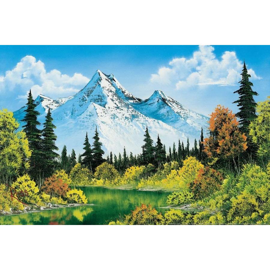 ボブ ロス メドウ湖 キャンバスアートプリント 絵画 クールな壁装飾 アートプリントポスター 12x18インチ Dreamdragon 通販 Yahoo ショッピング
