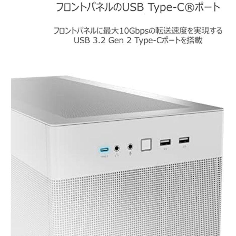 ASUS 冷却重視メッシュ製ミドルケース PRIME CASE MESH WHITE EDITION