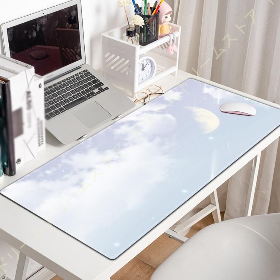 気質アップ Puレザー 多機能 オフィスデスクパッド マット 防水 滑り止め 高温耐性 テーブルマット ラップトップマット 掃除が簡単 花柄 パソコンマット マウスパッド