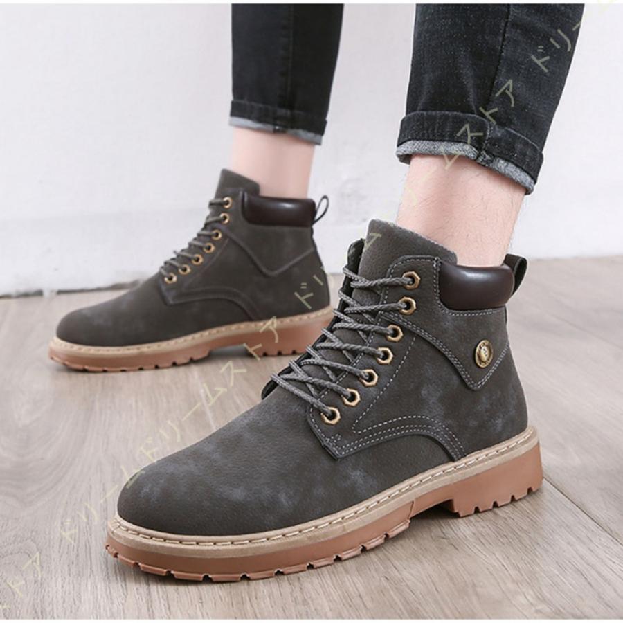 ワークブーツ メンズブーツ 靴 おしゃれ ハイカット革靴 メンズ 防滑 プレーントゥ 人気の春夏 モカシントゥ 紳士靴 メンズシューズ 男性用 レッドウィング風