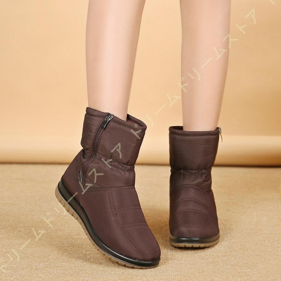 スノーブーツ レディース 女性 雪 雨 防寒 ロング スノー ブーツ ウィンターブーツ おしゃれ 美脚 シルエット ファー 防水 はっ水 撥水 3cmヒール 黒 靴 登場大人気アイテム