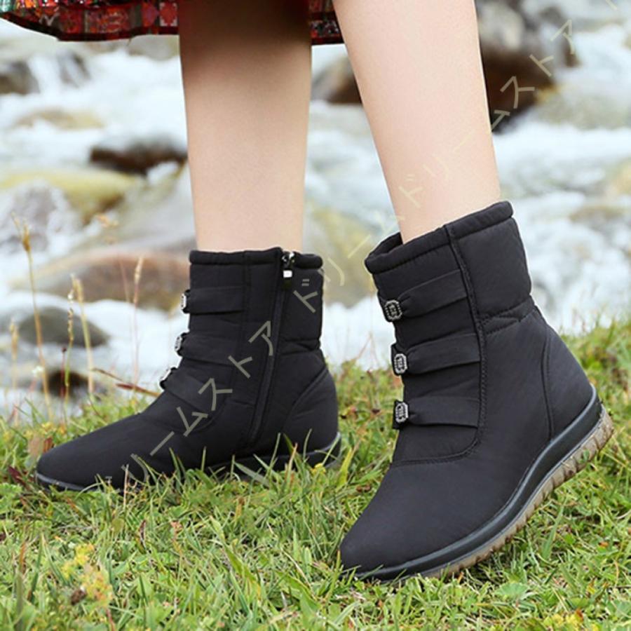 スノーブーツ ムートンブーツ レディース スノーシューズ 裏起毛 靴 滑り止め メンズ ブーツ 大きいサイズ 23 28