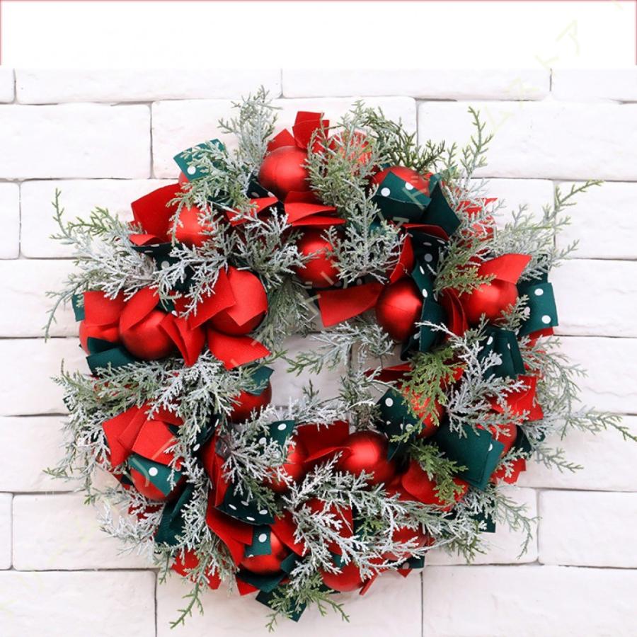 1579円 素晴らしい クリスマスリース クリスマス飾り 玄関リース 装飾 花輪 華やか クリスマス花輪 オーナメント 壁飾り デコレーション 可愛い おしゃれ イベント パーティー