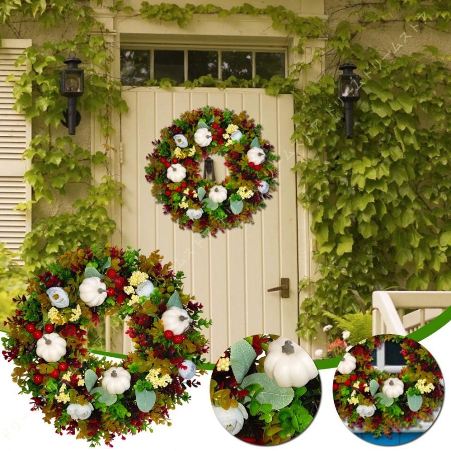 1376円 21年最新入荷 花輪 クリスマス ガーランド 可愛い リース インテリア 玄関 ドア 飾り アクセサリー プレゼント ギフト 贈り物 豪華 開店祝い 新築祝い 内祝い
