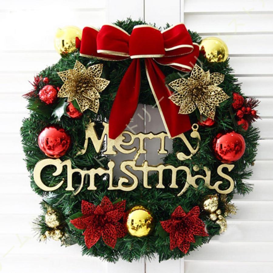 かわいい クリスマス リース ナチュラルリース クリスマスリース 玄関リース 壁掛け プレゼント 誕生日 ギフト 冬 パーティ 玄関 ドア 飾り