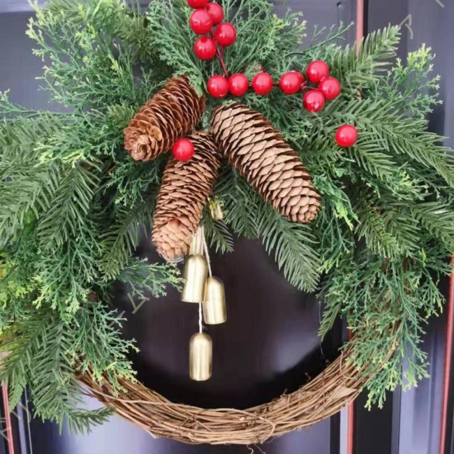 1508円 最大94 Offクーポン クリスマスリース クリスマス飾り かわいい おしゃれ 玄関リース ドア 窓 オーナメント インテリアの飾り 壁掛け 庭園 飾り 造花 花輪 店舗