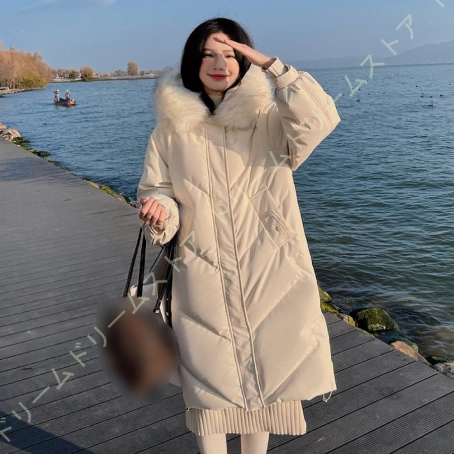安い専門店 ダウンジャケット コート レディース 防寒 防風 ファー ふわふわ 極暖 ゆったり 厚手 ダウンコート ウォーム 暖かい フード ロング丈 ジッパー ミドル丈 売り出し在庫 Italianoavanzato Com