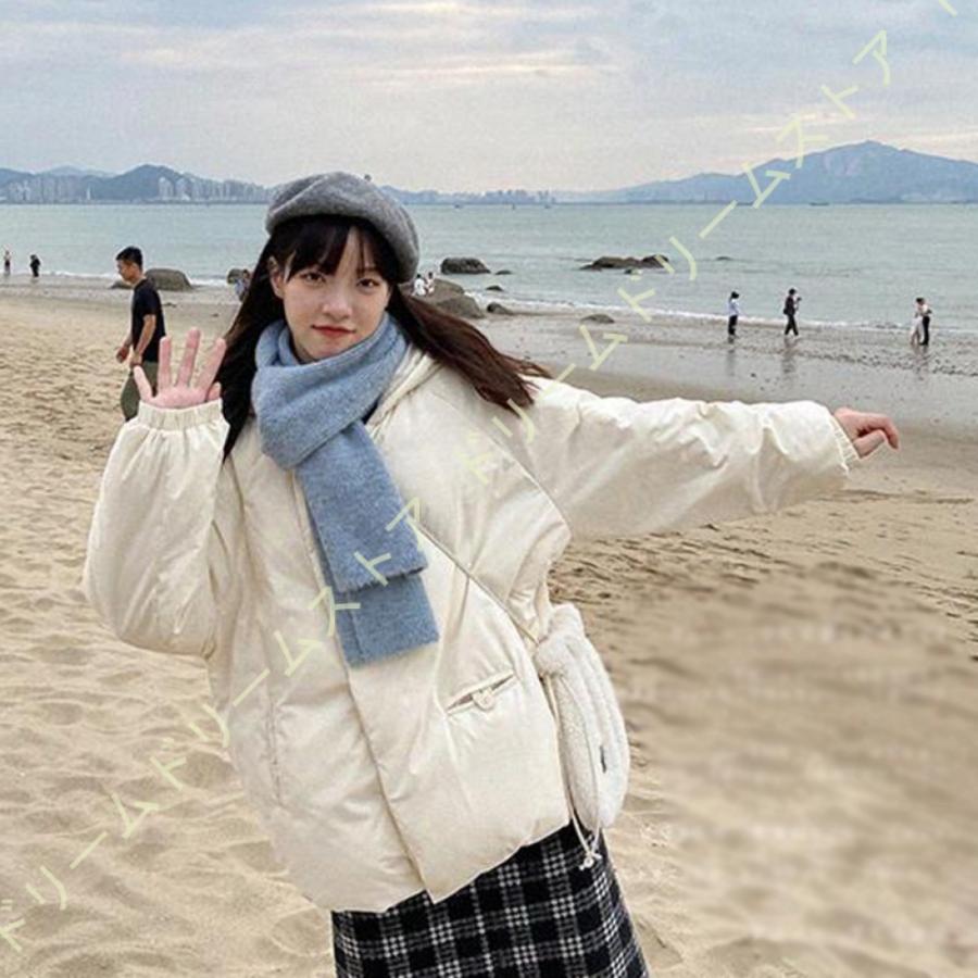 ワンピなど最旬ア ショート丈 防寒 ダウンコート 綿服 ダウンジャケット レディース かわいい フード付き ふわふわ ボタン 肌触 気質 ふんわり 上品 おしゃれ 上品 ゆったり ダウンコート サイズ L Adga Org