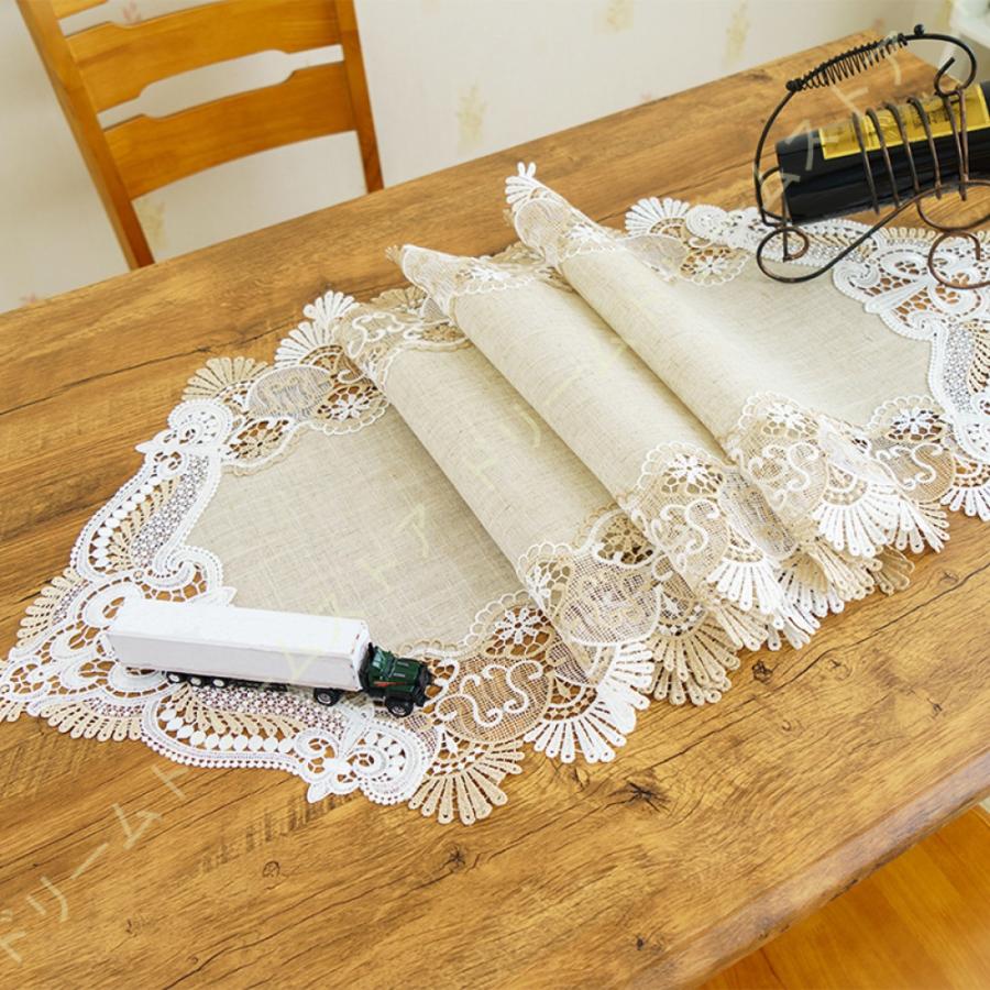 NEW ARRIVALNEW ARRIVALヨーロッパの田園風 パーティーのために おしゃれレーステーブルランナー モダン レースの花刺繍 かわいい 屋内 屋外テーブルランナー カントリーソーセージ テーブルセッティング、リネン ナプキンリング サークル モダン テーブルデコ 結婚式 タオルリング 12pcs