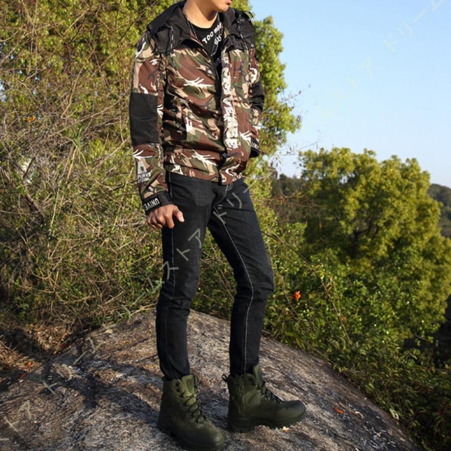 福袋 カジュアル ワークブーツ メンズ ライダーブーツ ハイカット 編み上げ バイクシューズ トレッキングシューズ メンズブーツ 防水 軽量 ミリタリ ブーツ 滑り止め