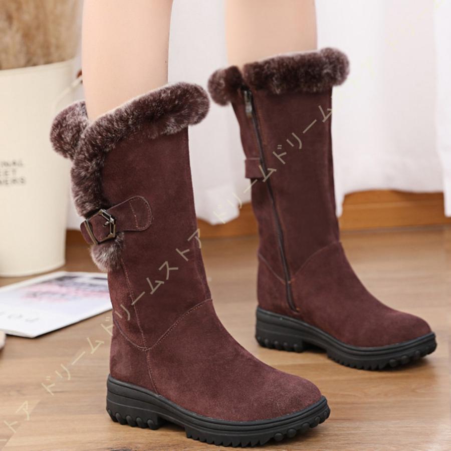 数量限定 レディース ショートブーツ スノーブーツ フラット スウェード 厚底 ジッパー アンクル丈 裏起毛ベルト付き 可愛い もこもこ ふわふわ 防寒 滑り止め スエード 格安 Www Integritylogistics Co Tz