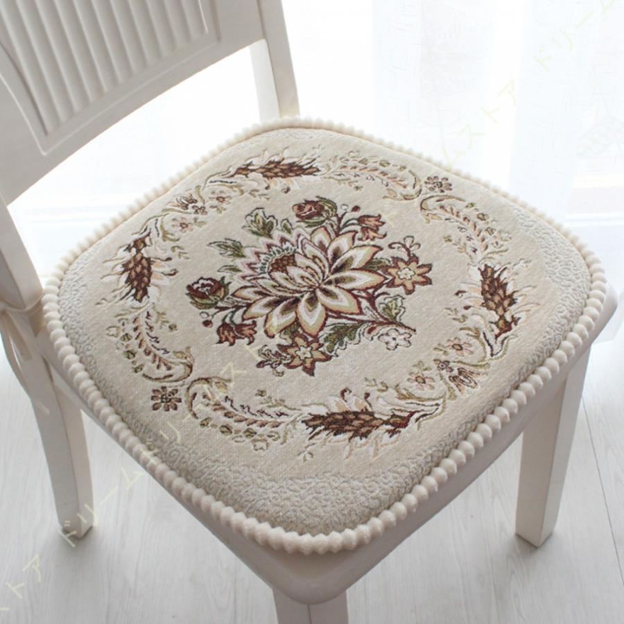 座布団 馬蹄型 ひも付き シートクッション チェアパッド おしゃれ 花柄 ダイニングチェア 椅子クッション 滑り止め カバー仕様 4枚 2枚セット 洗える オフィス 5yt 1ag P2gkm ドリームドリームストア 通販 Yahoo ショッピング